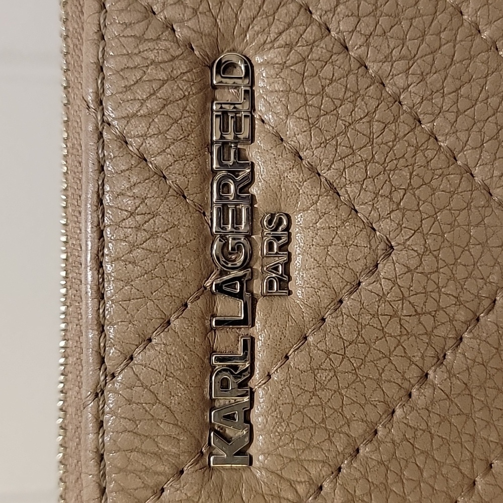 Karl Lagerfeld Crossbody Tan Purse - Picture 3 of 12